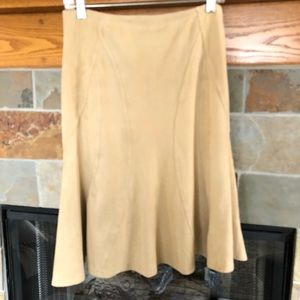 LAPIS Suede Like Fabric, Camel Colored, Sz Medium